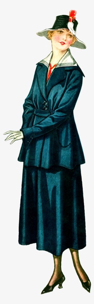 Fashion Illustration Women Dress Vintage - Cocktail Dress #8012016