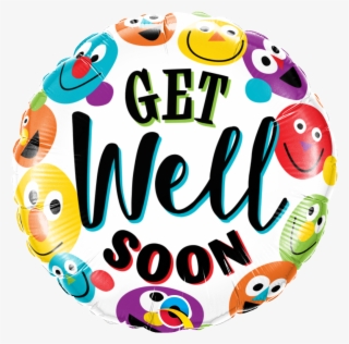 Get Well Balloon Or Bouquet - Gws Get Well Soon #8012082