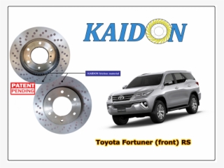 Toyota Fortuner Disc Brake Rotor Kaidon Type "rs" - Hyundai Starex Disc Rotor #8013261