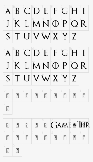550 X 954 6 - Letras Juego De Tronos #8013506