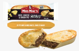 Beef, Cheese & Onion Pie Cruizer - Bun #8015809