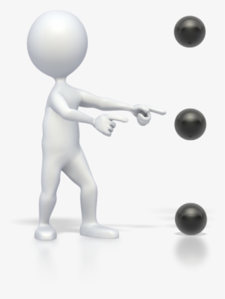 3d Man Ranking - Bullet Points Clip Art #8015957