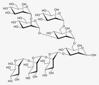 Structure Of Man Man(a3)[man(a6)] - Cellulose Formel #8016003
