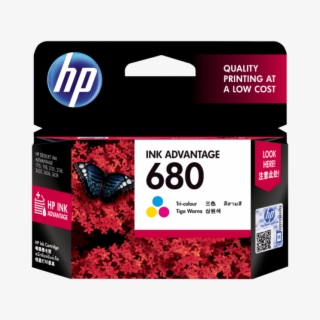 Center Facing - Hp 680 Ink Cartridge #8016783