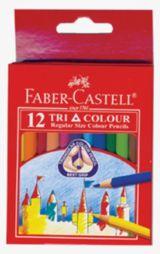 Faber Castell 12 Tri Colour Pencils #8016896