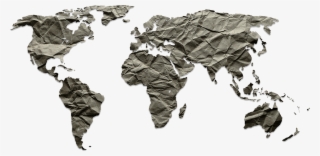 Tick Testing And Surveillance - Black World Map Silhouette #8018914