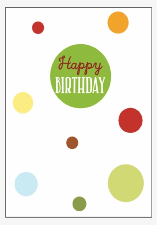 Happy Circles Birthday Set Backofcard #8018986