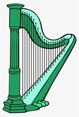 Vector Clip Art - Harp Jack And The Beanstalk #8019373