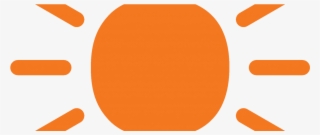 Sun Orng Rgb Png-1280x500 - Circle #8020143