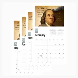Benjamin Franklin's 13 Virtues Calendar - Benjamin Franklin #8021407