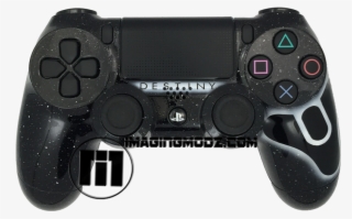 White Ps3 Controller With Blue Buttons - Game Controller #8021747