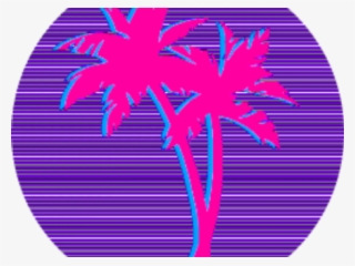 Vaporwave Clipart Transparent Pink - Coqueiro Vaporwave Png #8022360