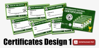 Certificates - Man Of The Match Certificate Template Football #8024729