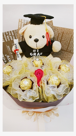 Graduation Bouquet - Graduation Bear With Chocolate Bouquet #8024791