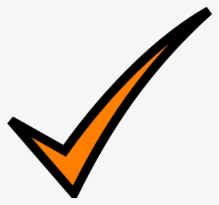 Black Check Mark Logo Bed Mattress Sale - Check Mark Png Orange #8024828