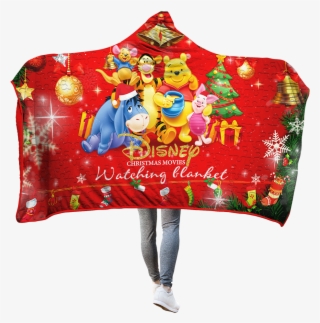 Disney Cartoon Characters 3d Hooded Blanket Hooded - Illustration #8025317