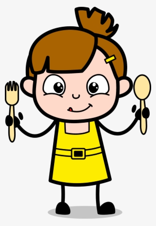 Cute Girl - Excited Kid Cartoon #8027030