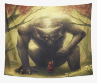 Little Red Riding Hood Tapestry - Primate #8027607