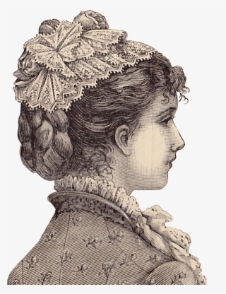 Ladie S Hat Fashion Plate Ladies - Decoupage #8028303