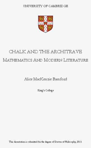 Pdf - University Of Cambridge #8029310