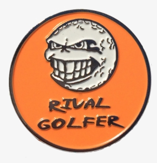 Orange Golf Ball Marker, Golf Accessories, Junior Golf - Emblem #8029998