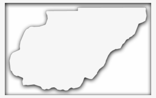 A Map Of Union With An Outer Shadow Box Around The - Silhouette #8030408