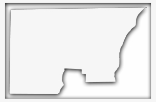 A Map Of Holmes With An Outer Shadow Box Around The - Silhouette #8030884