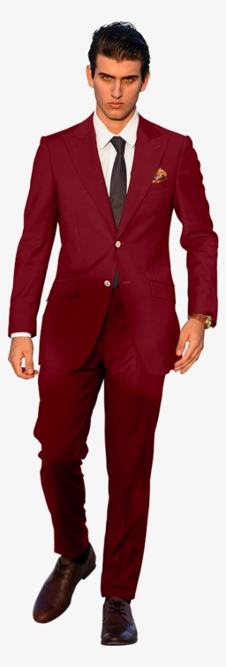 The Regal Maroon Legacy Lapels - Maroon Suit #8031074