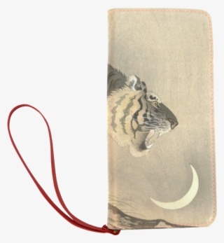 Roaring Tiger, Japanese Woodcut By Ohara Koson Women's - Wallet #8031202