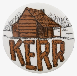 Kerr Log Cabin Button - Hut #8033165
