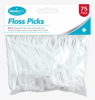 2 In 1 Hygienic Dentist Dental Teeth Floss Stick Flossing - Dental Floss #8034011