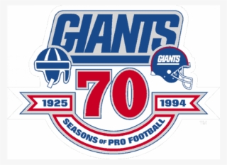 New York Giants Iron On Stickers And Peel-off Decals - Logos And Uniforms Of The New York Giants #8035585