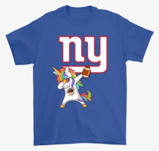 Dabbing Hip Hop Unicorn Dab With New York Giants Football - Logos And Uniforms Of The New York Giants #8035667
