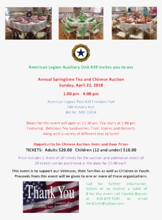 Ladies' Tea - American Heros #8036191