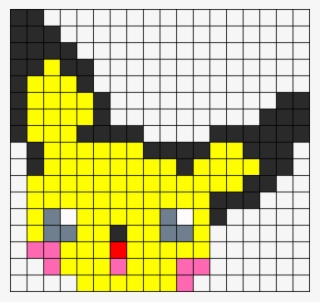 Free Png Download Pixel Art Logo Snapchat Png Images - Pichu Perler Beads Pattern #8036499