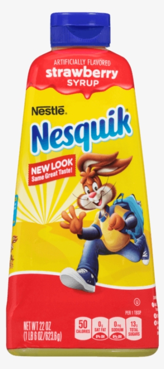 Nesquik® Strawberry Syrup - Nesquik Chocolate Syrup #8037108
