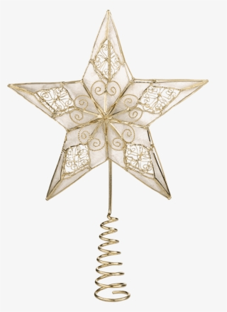 Tree Top "star With Filigree Decorations" - Christmas Ornament #8037691