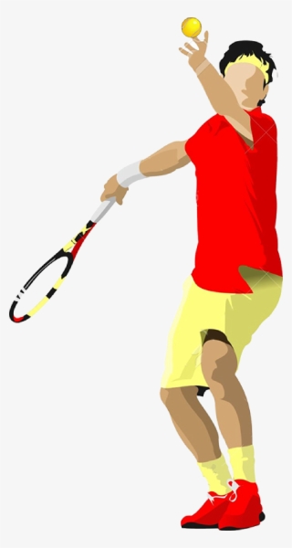 Alright I Know My Level - Tennis Player Cartoon Transparent #8038025