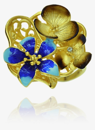 Golden Filigree Bouquet - Crystal #8038269