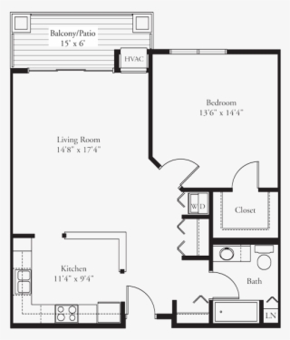 Download Floor Plan Pllmnplc Reading 8 03 - 1 Bedroom Condominium Floor Plans #8038653