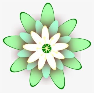 Green Flowers Png Art #8039619