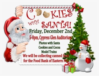 News Image For Cookies With Santa At Cypress Glen - Marcos De Tarjetas De Navidad #8039797