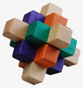 Kumiki Puzzle - 9 Piece - Wooden Block #8040279