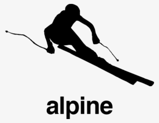 Programs - Racing Skier Silhouette #8040388