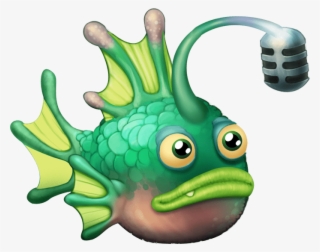 Angler Baby With Attached Microphone - My Singing Monsters Fish #8040394