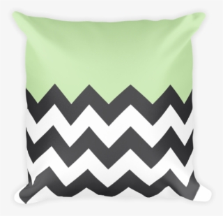 Black Chevron Half Green Square Pillow - Baby Diaper Bags Camo #8040590