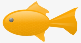 Goldfish Clipart Yellow - Pomacentridae #8040627