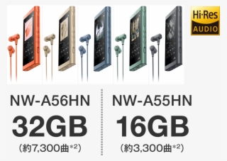 Nw A56hn 32gb /nw A55hn 16gb (approximately 3,300 - High-resolution Audio #8040744