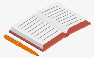 Notebook Book Knowledge Pen Png And Vector Image - Composite Material #8040843