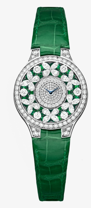 A Graff Ladies' Classic Butterfly Diamond On Emerald - Графф Часы #8041506
